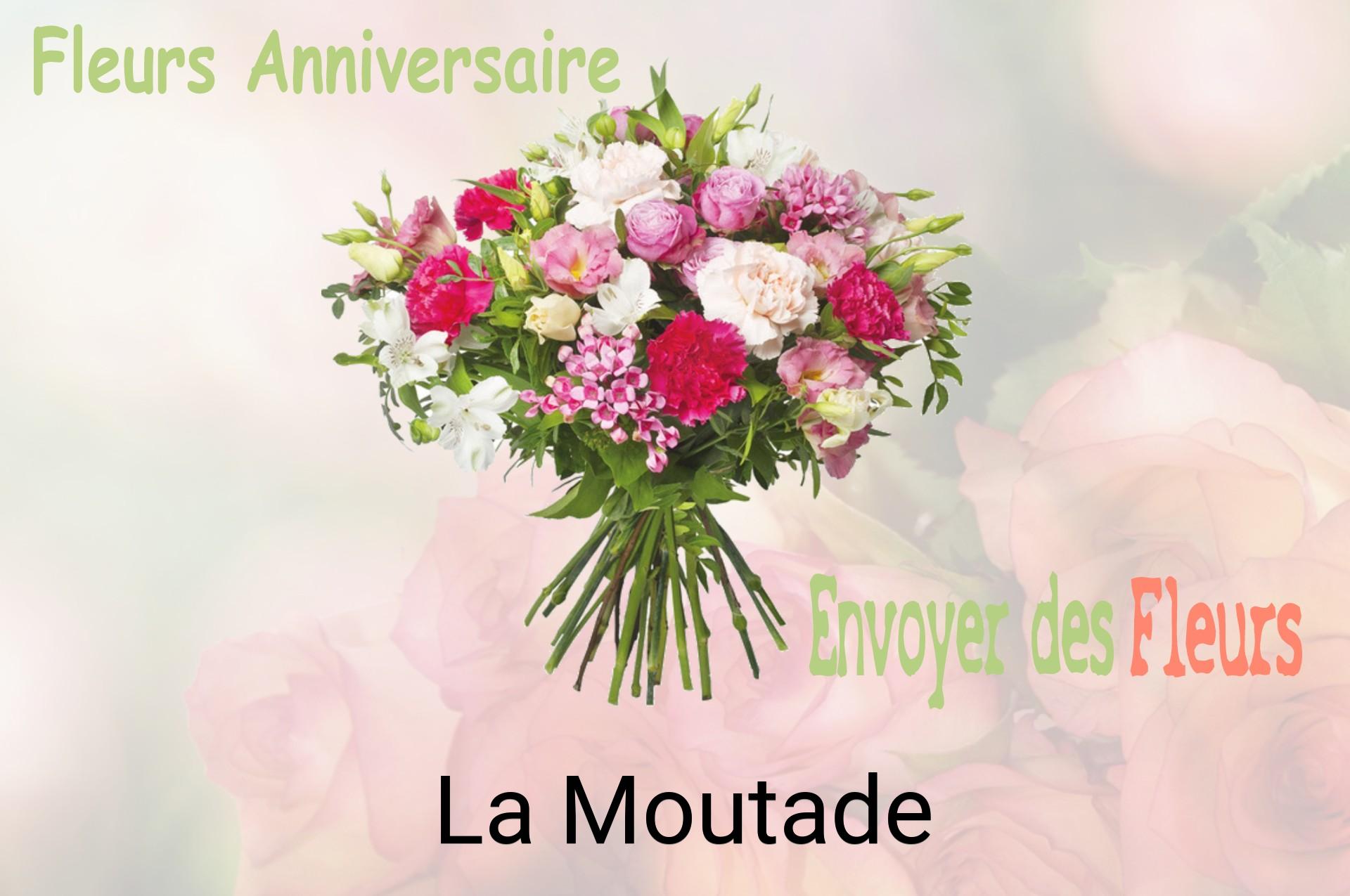 Bouquet de fleurs d’anniversaire livré à La Moutade