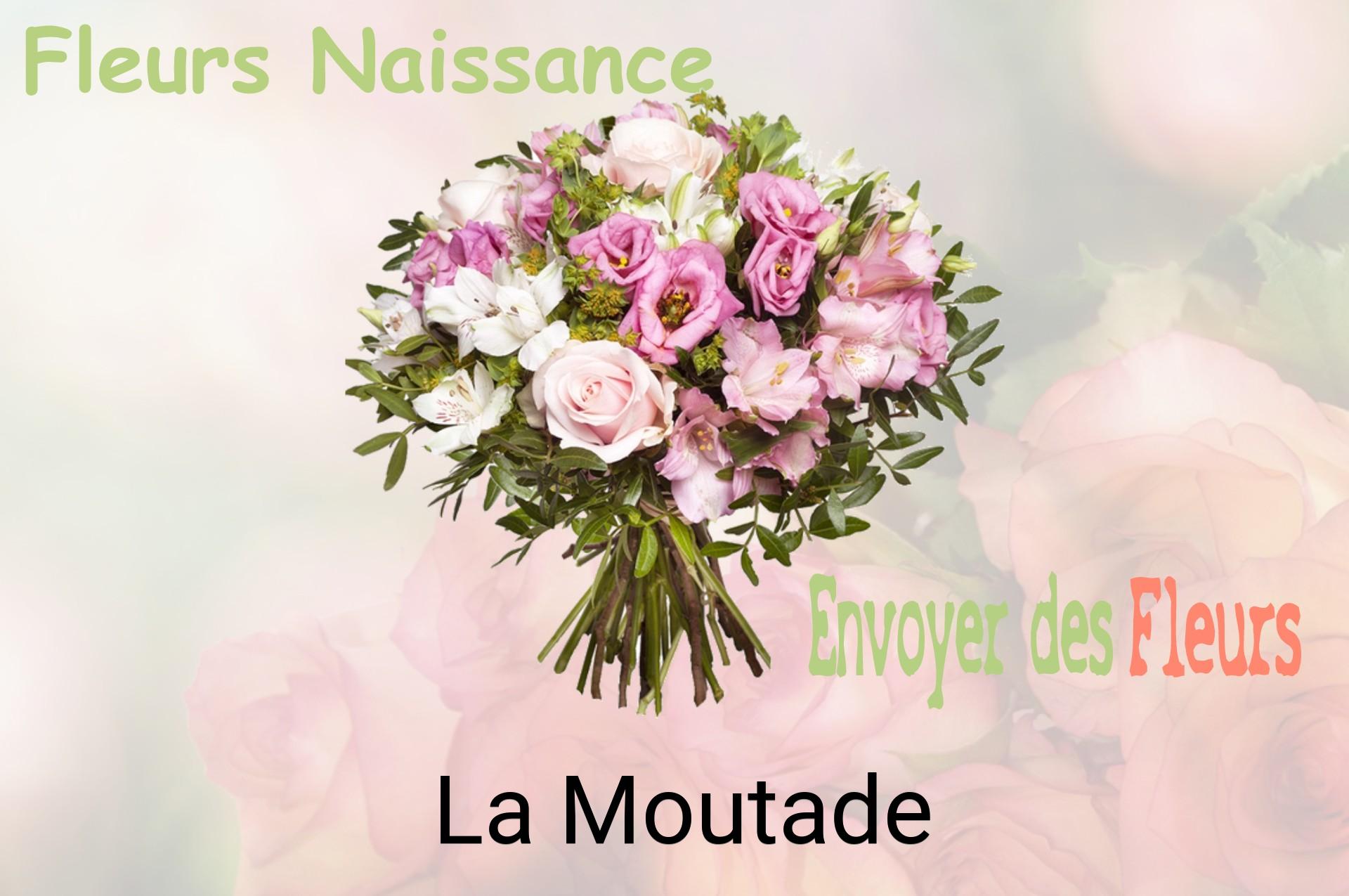 Bouquet de fleurs de naissance livré à La Moutade